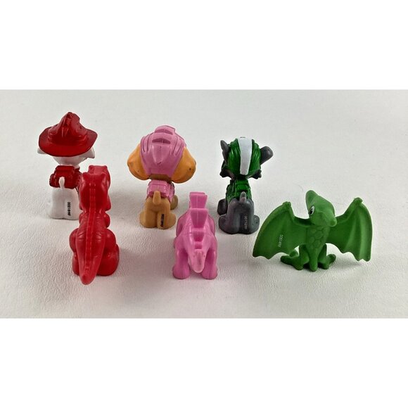 Paw Patrol Dino Rescue Pups Mini PVC Figure Lot Skye Marshall Rocky Spin Master - Picture 4 of 6